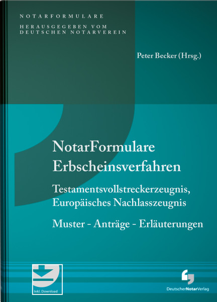 Notarformulare Erbscheinsverfahren